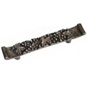 Emenee PFR131-AC O Premier Collection Long Grapes Pull 4-1/2 inch x 5/8 inch in Antique Matte Copper Bounty Series